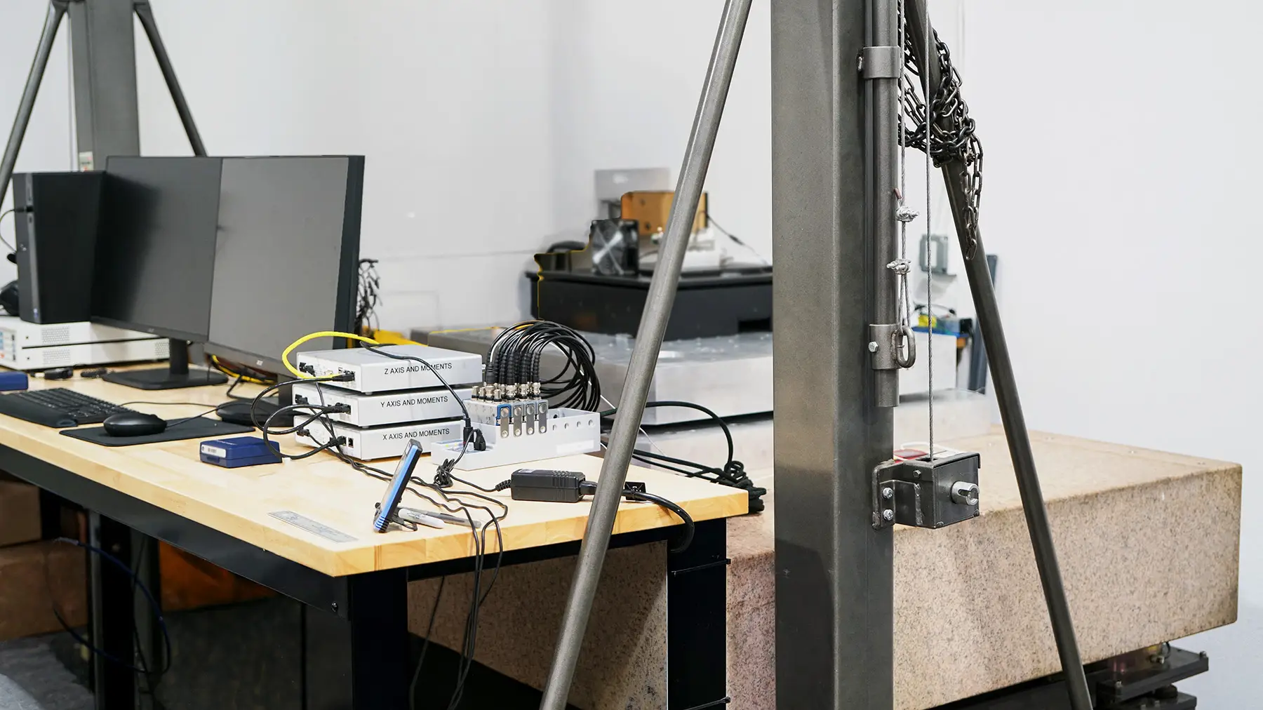 Workstation for aerospace hardware assembly at West Coast Solutions